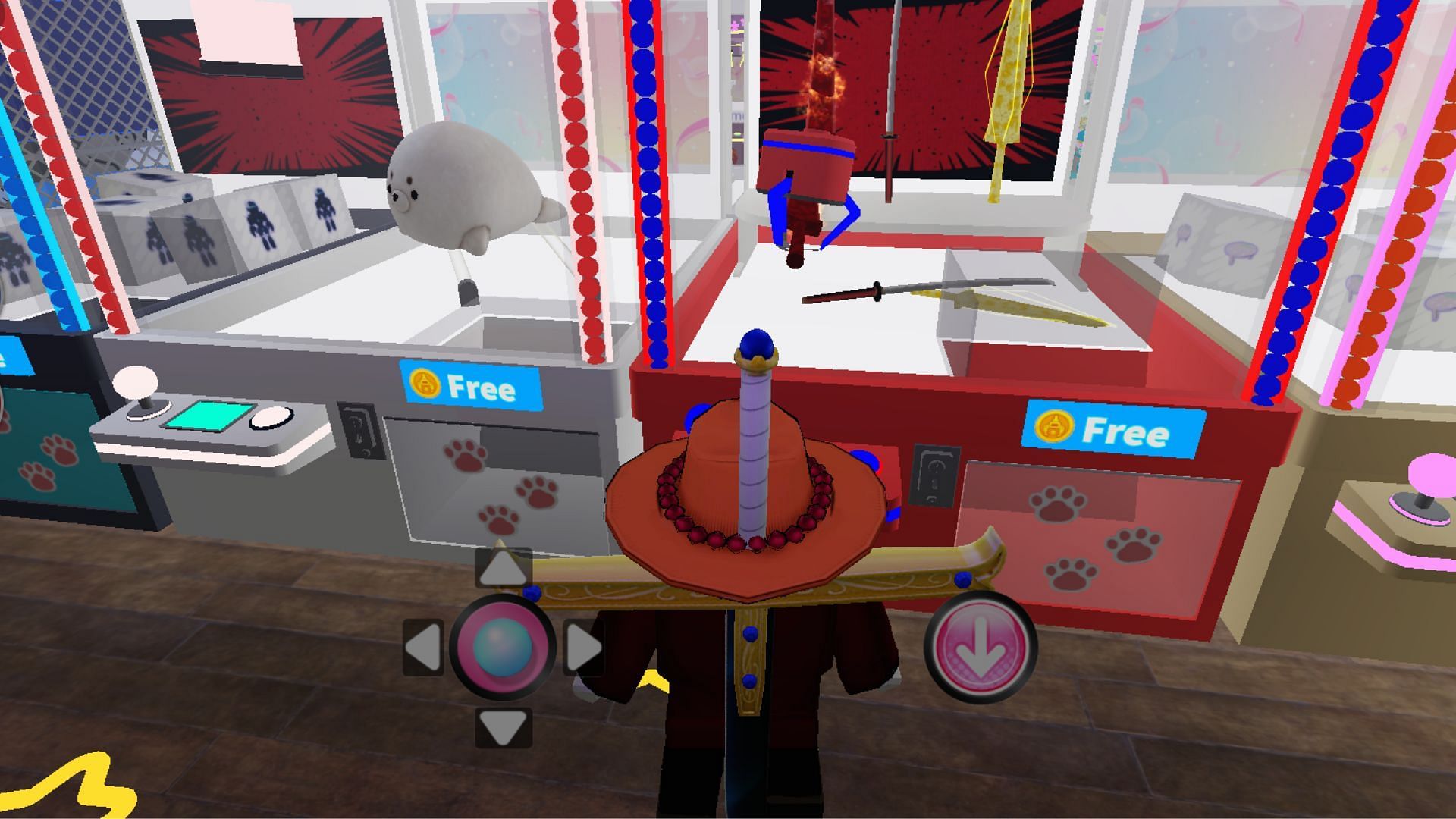 Precision is vital for collecting prizes (Image via Roblox)